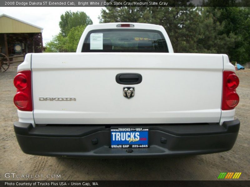 Bright White / Dark Slate Gray/Medium Slate Gray 2008 Dodge Dakota ST Extended Cab