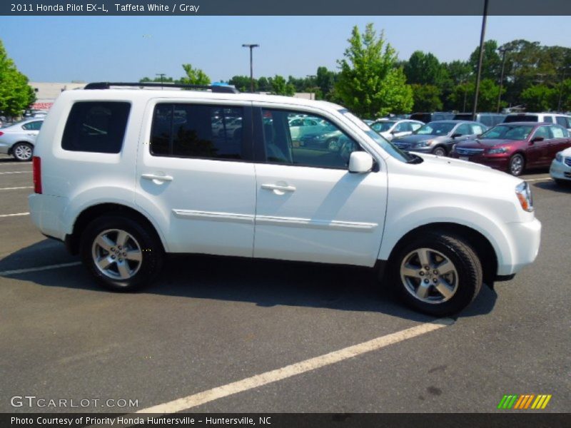Taffeta White / Gray 2011 Honda Pilot EX-L