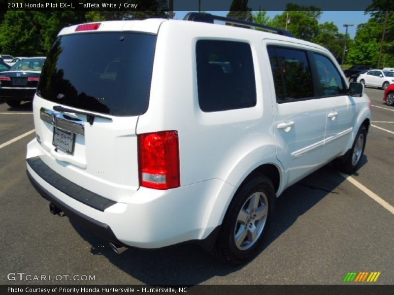 Taffeta White / Gray 2011 Honda Pilot EX-L