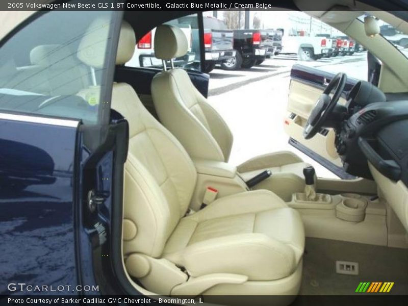 Galactic Blue Metallic / Cream Beige 2005 Volkswagen New Beetle GLS 1.8T Convertible