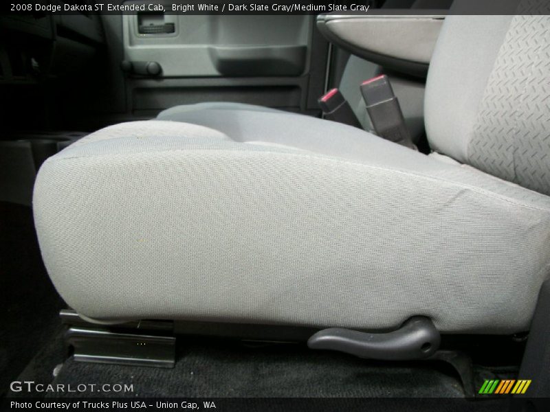 Bright White / Dark Slate Gray/Medium Slate Gray 2008 Dodge Dakota ST Extended Cab