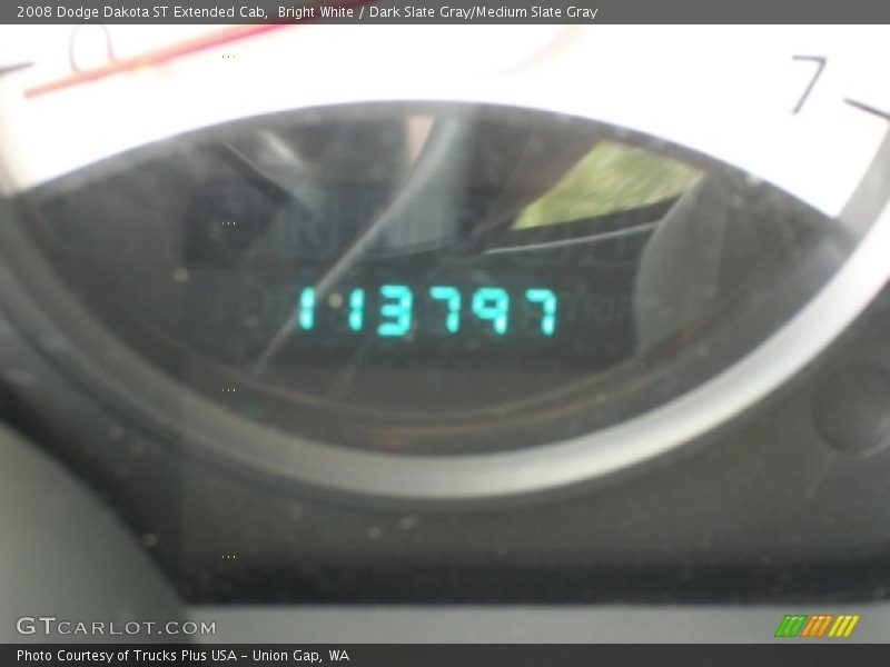 Bright White / Dark Slate Gray/Medium Slate Gray 2008 Dodge Dakota ST Extended Cab