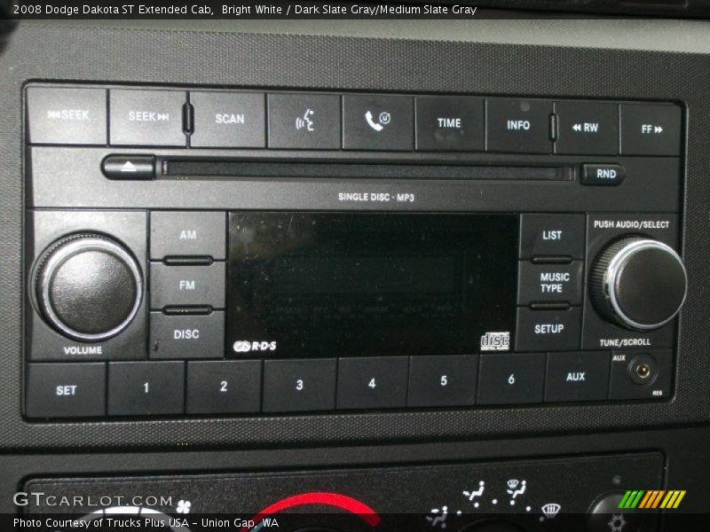 Audio System of 2008 Dakota ST Extended Cab