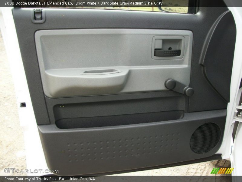 Bright White / Dark Slate Gray/Medium Slate Gray 2008 Dodge Dakota ST Extended Cab