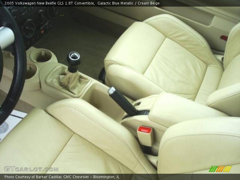 Galactic Blue Metallic / Cream Beige 2005 Volkswagen New Beetle GLS 1.8T Convertible