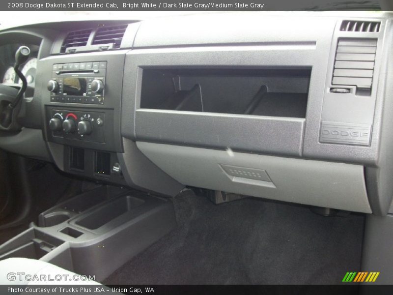 Bright White / Dark Slate Gray/Medium Slate Gray 2008 Dodge Dakota ST Extended Cab
