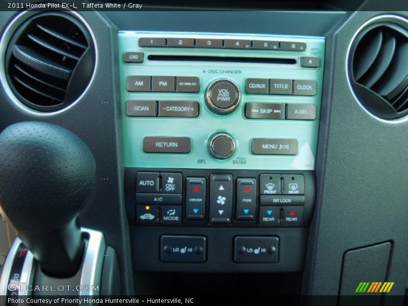 Taffeta White / Gray 2011 Honda Pilot EX-L