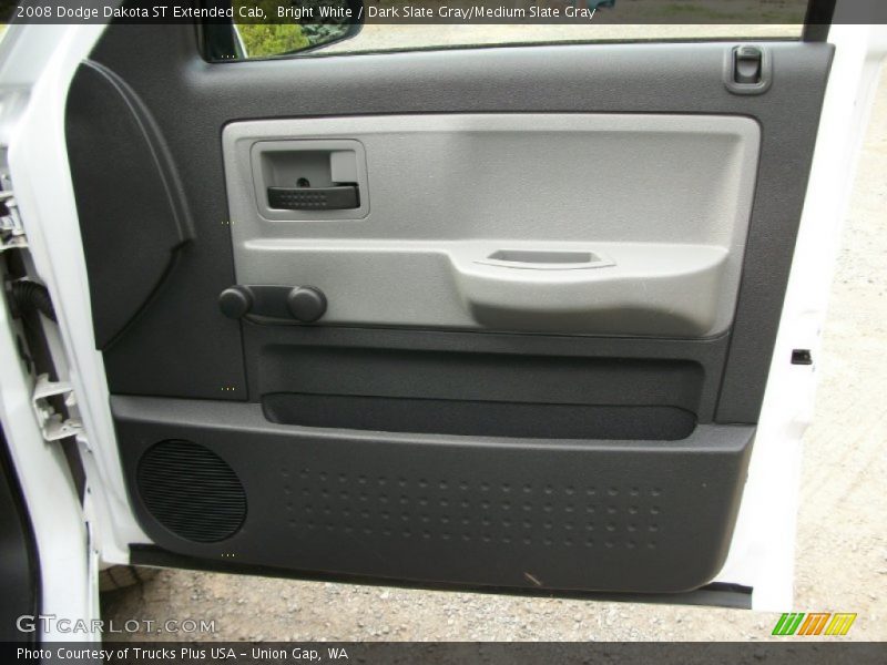 Bright White / Dark Slate Gray/Medium Slate Gray 2008 Dodge Dakota ST Extended Cab
