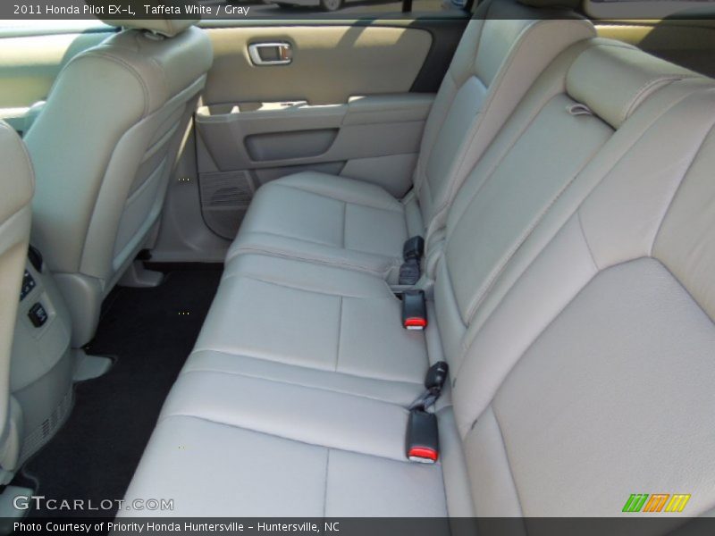Taffeta White / Gray 2011 Honda Pilot EX-L
