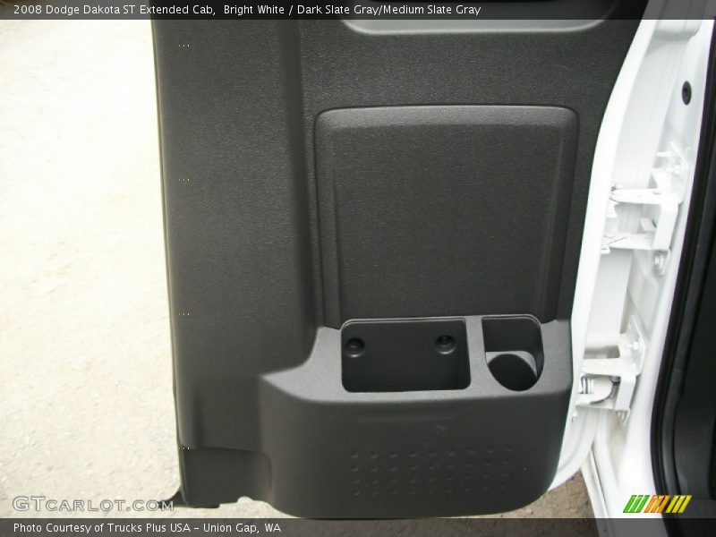 Bright White / Dark Slate Gray/Medium Slate Gray 2008 Dodge Dakota ST Extended Cab
