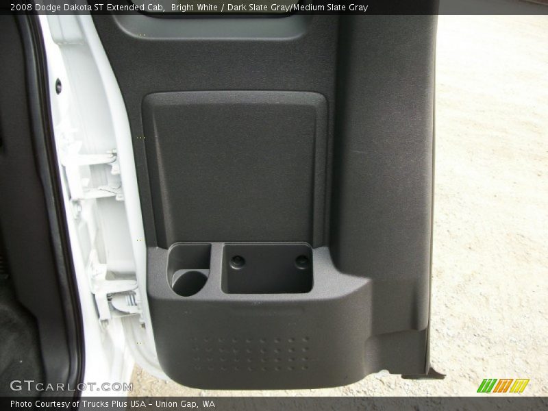 Bright White / Dark Slate Gray/Medium Slate Gray 2008 Dodge Dakota ST Extended Cab