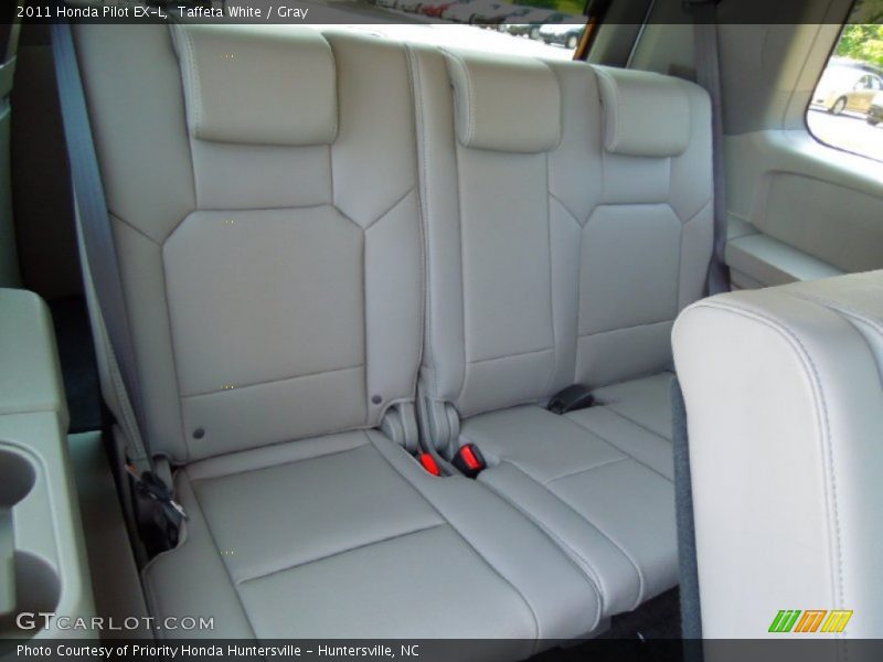 Taffeta White / Gray 2011 Honda Pilot EX-L