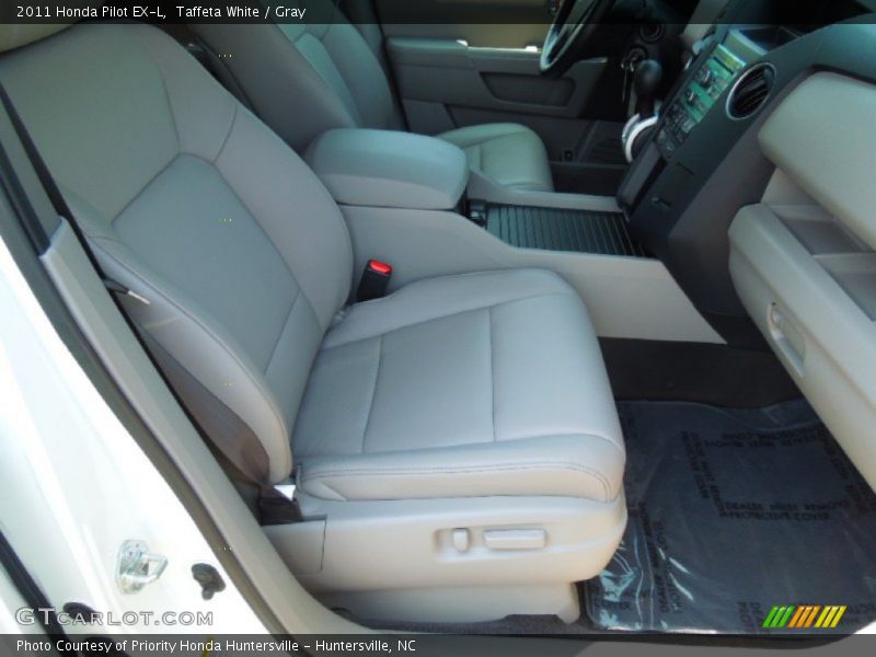 Taffeta White / Gray 2011 Honda Pilot EX-L