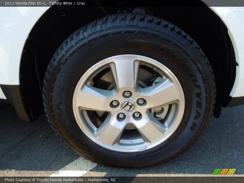 Taffeta White / Gray 2011 Honda Pilot EX-L