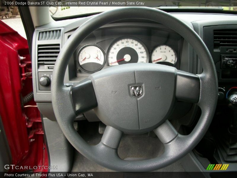 Inferno Red Crystal Pearl / Medium Slate Gray 2006 Dodge Dakota ST Club Cab