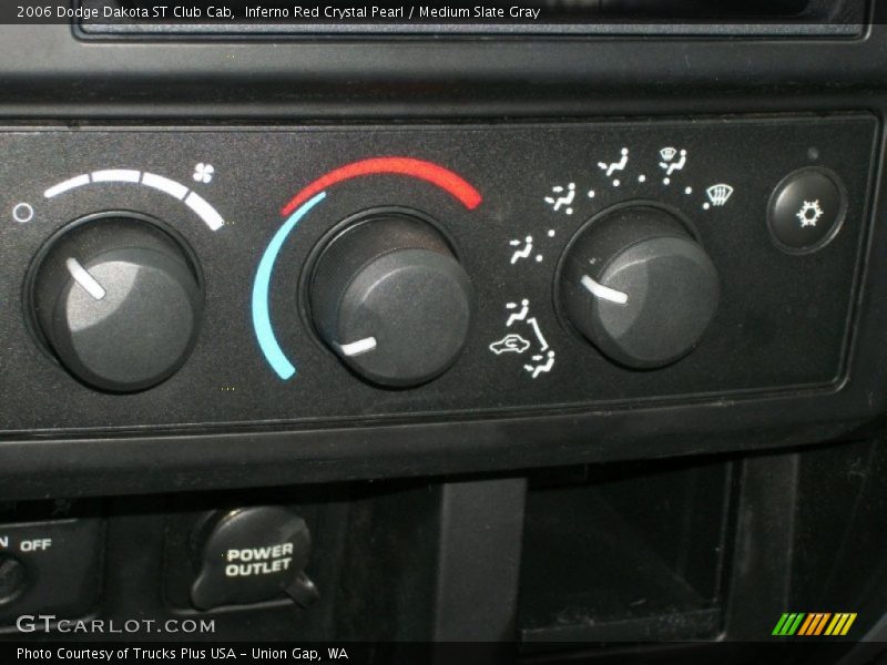 Inferno Red Crystal Pearl / Medium Slate Gray 2006 Dodge Dakota ST Club Cab