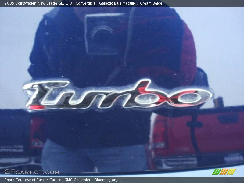 Galactic Blue Metallic / Cream Beige 2005 Volkswagen New Beetle GLS 1.8T Convertible