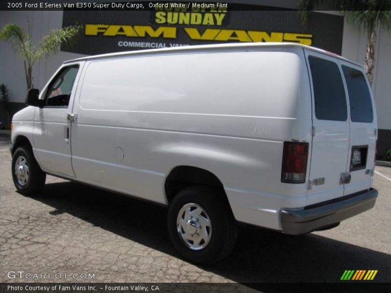 Oxford White / Medium Flint 2005 Ford E Series Van E350 Super Duty Cargo