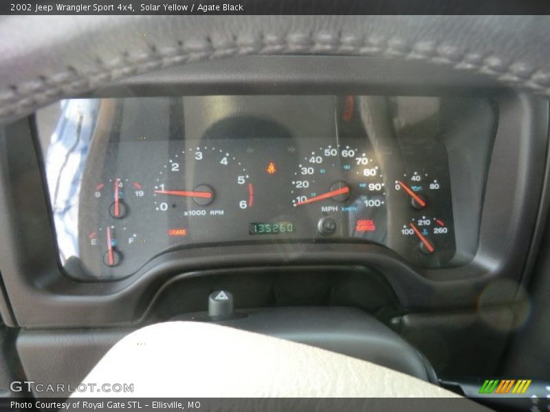Solar Yellow / Agate Black 2002 Jeep Wrangler Sport 4x4