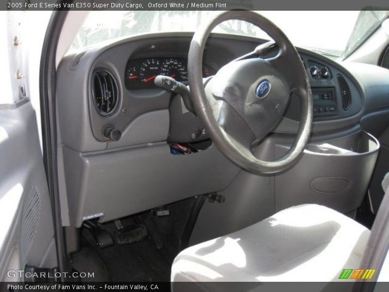 Oxford White / Medium Flint 2005 Ford E Series Van E350 Super Duty Cargo