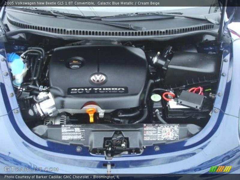 Galactic Blue Metallic / Cream Beige 2005 Volkswagen New Beetle GLS 1.8T Convertible
