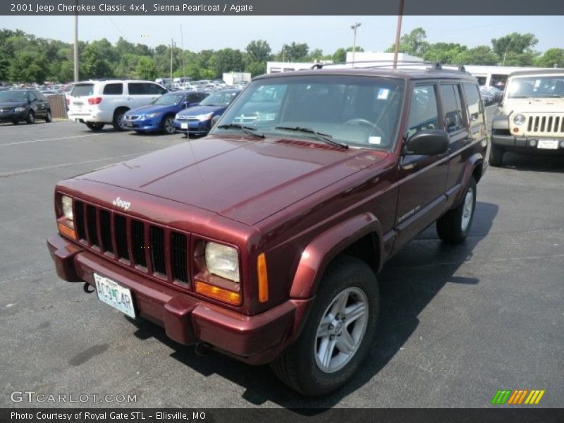 Sienna Pearlcoat / Agate 2001 Jeep Cherokee Classic 4x4