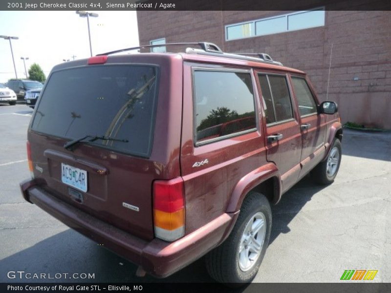 Sienna Pearlcoat / Agate 2001 Jeep Cherokee Classic 4x4