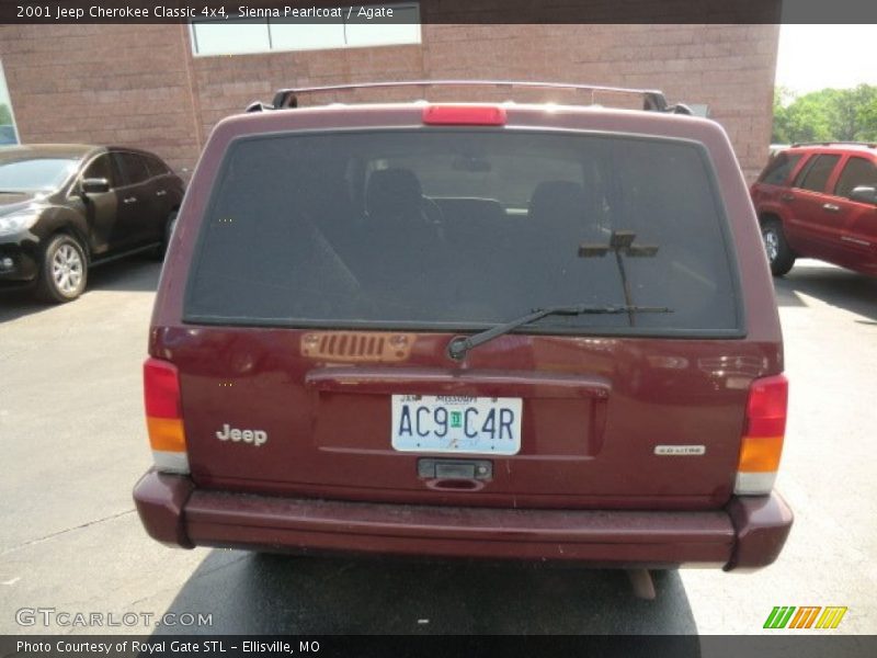 Sienna Pearlcoat / Agate 2001 Jeep Cherokee Classic 4x4