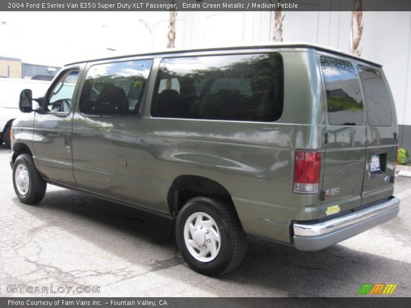 Estate Green Metallic / Medium Pebble 2004 Ford E Series Van E350 Super Duty XLT Passenger
