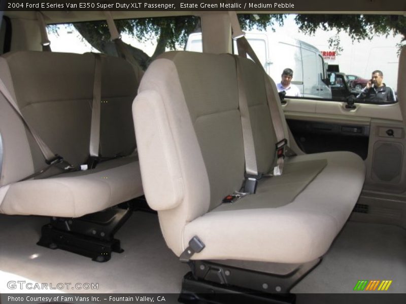 Estate Green Metallic / Medium Pebble 2004 Ford E Series Van E350 Super Duty XLT Passenger