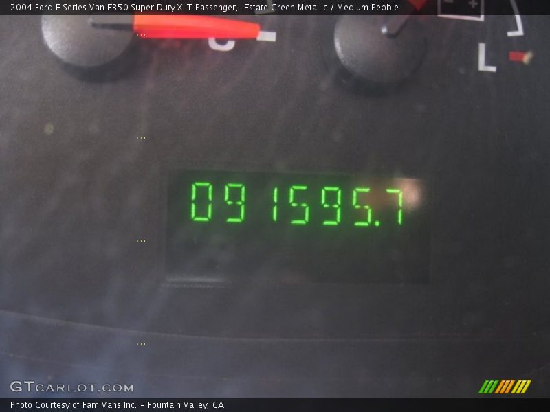 Estate Green Metallic / Medium Pebble 2004 Ford E Series Van E350 Super Duty XLT Passenger