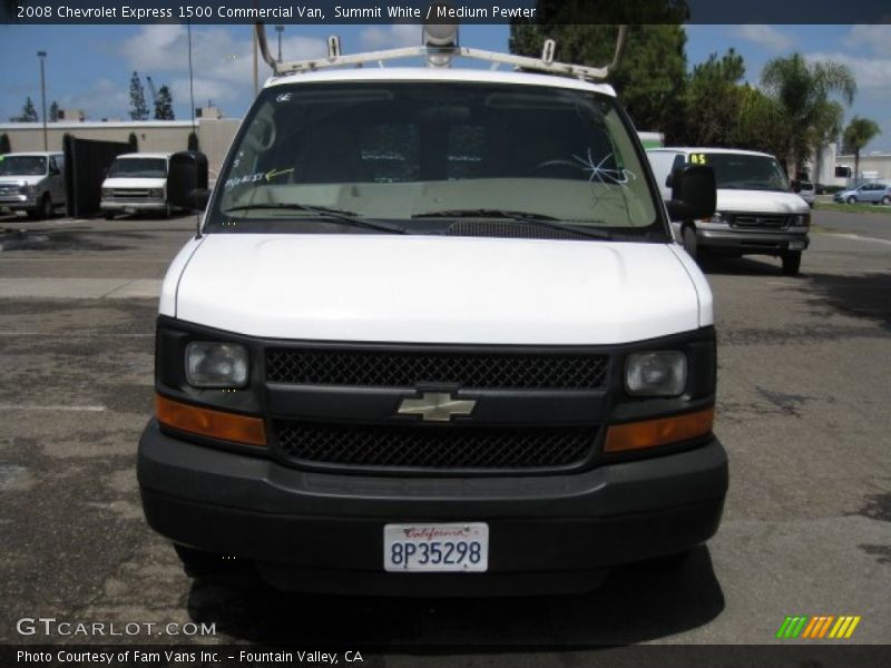 Summit White / Medium Pewter 2008 Chevrolet Express 1500 Commercial Van