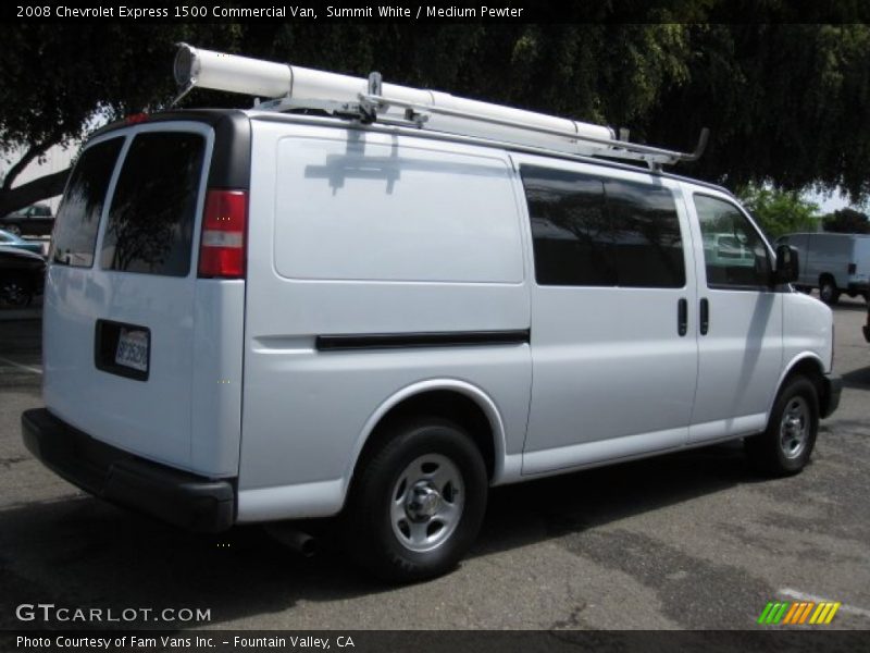 Summit White / Medium Pewter 2008 Chevrolet Express 1500 Commercial Van