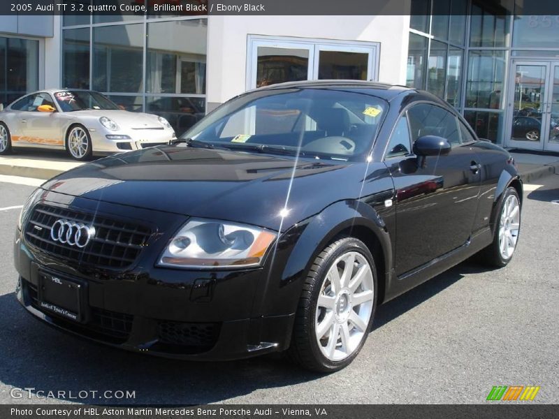 Brilliant Black / Ebony Black 2005 Audi TT 3.2 quattro Coupe