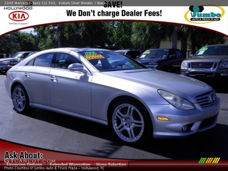 Iridium Silver Metallic / Black 2006 Mercedes-Benz CLS 500