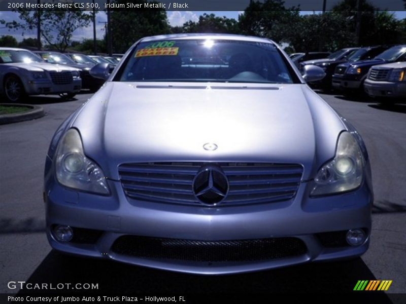 Iridium Silver Metallic / Black 2006 Mercedes-Benz CLS 500