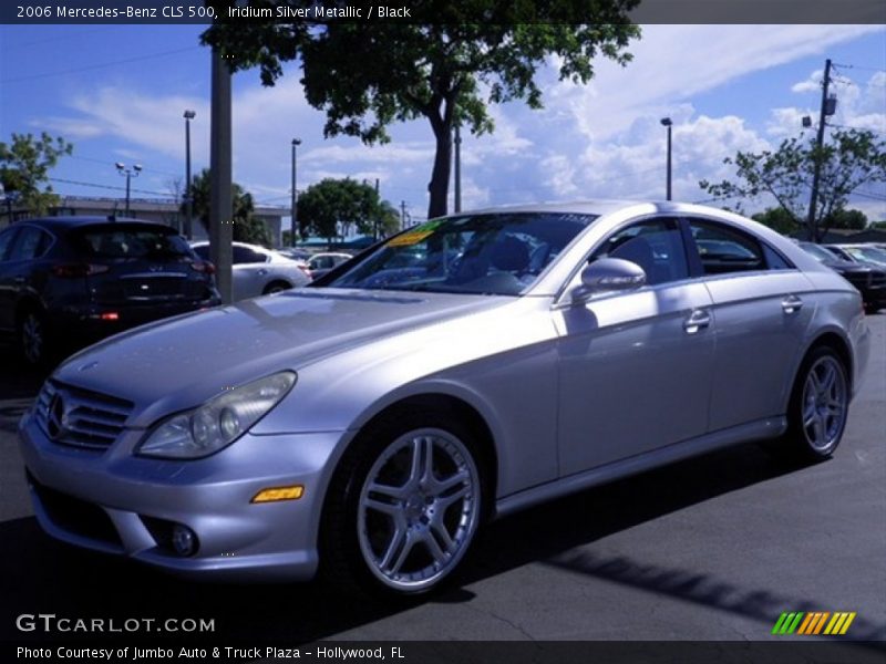 Iridium Silver Metallic / Black 2006 Mercedes-Benz CLS 500