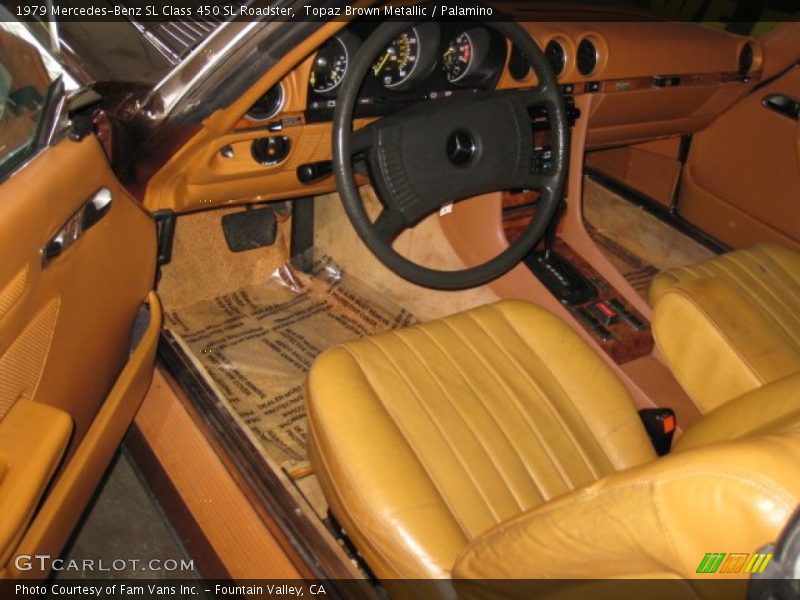 Topaz Brown Metallic / Palamino 1979 Mercedes-Benz SL Class 450 SL Roadster