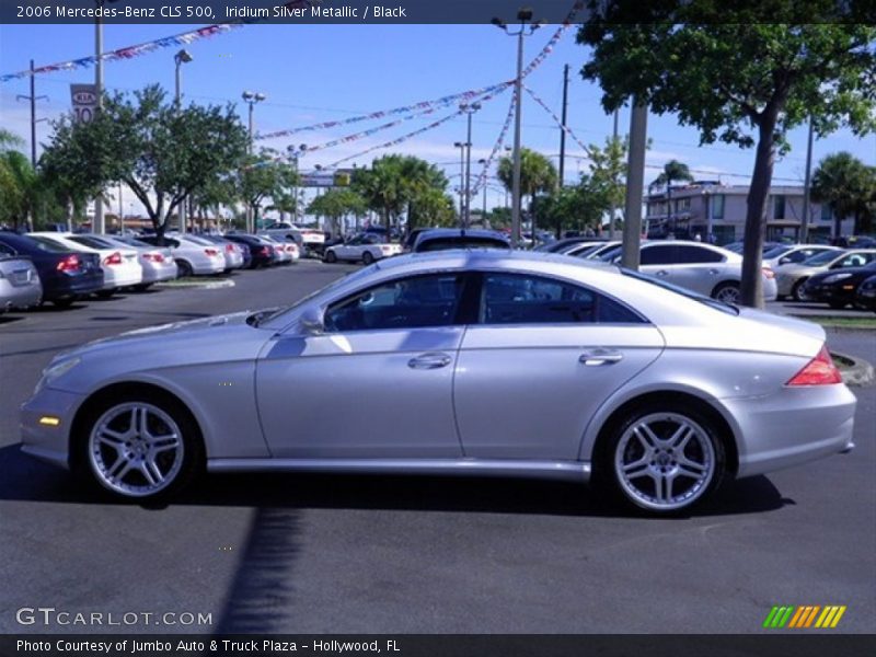 Iridium Silver Metallic / Black 2006 Mercedes-Benz CLS 500