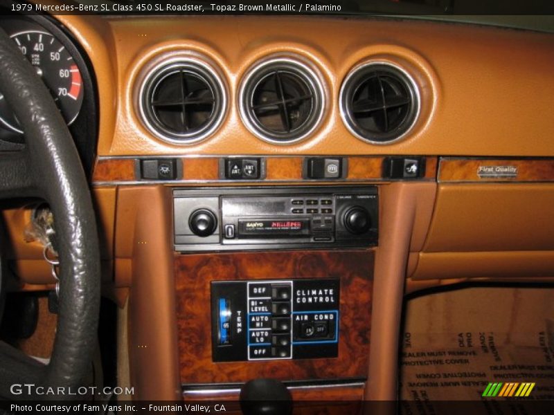 Topaz Brown Metallic / Palamino 1979 Mercedes-Benz SL Class 450 SL Roadster