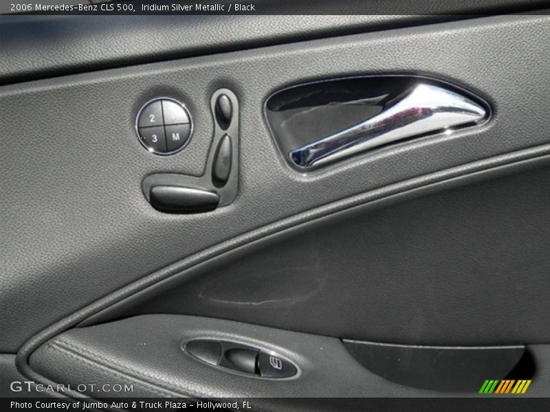 Iridium Silver Metallic / Black 2006 Mercedes-Benz CLS 500