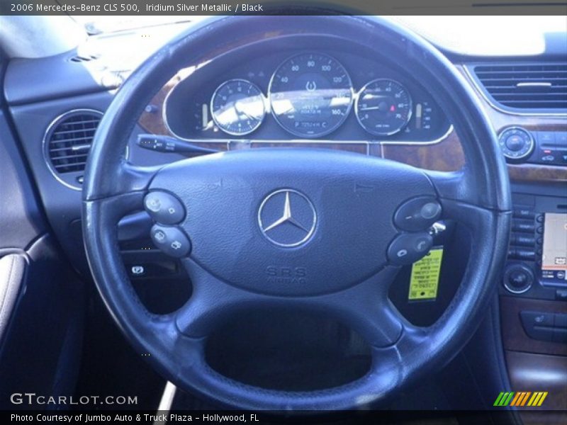 Iridium Silver Metallic / Black 2006 Mercedes-Benz CLS 500