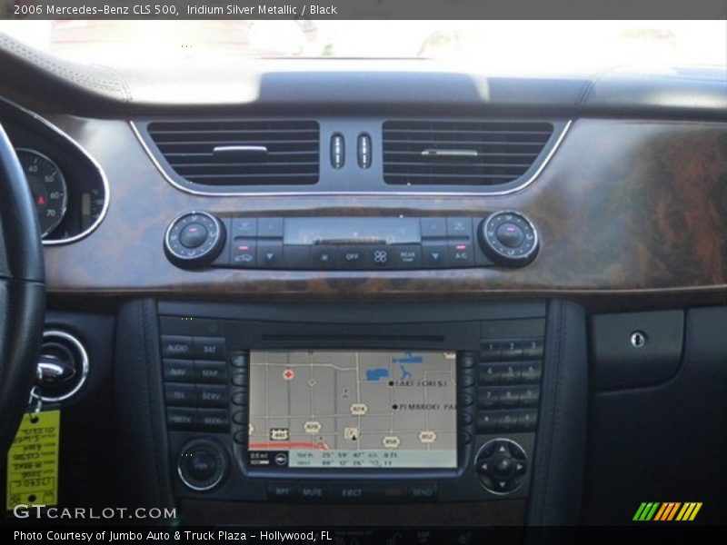 Iridium Silver Metallic / Black 2006 Mercedes-Benz CLS 500