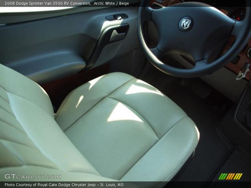 Arctic White / Beige 2008 Dodge Sprinter Van 3500 RV Conversion