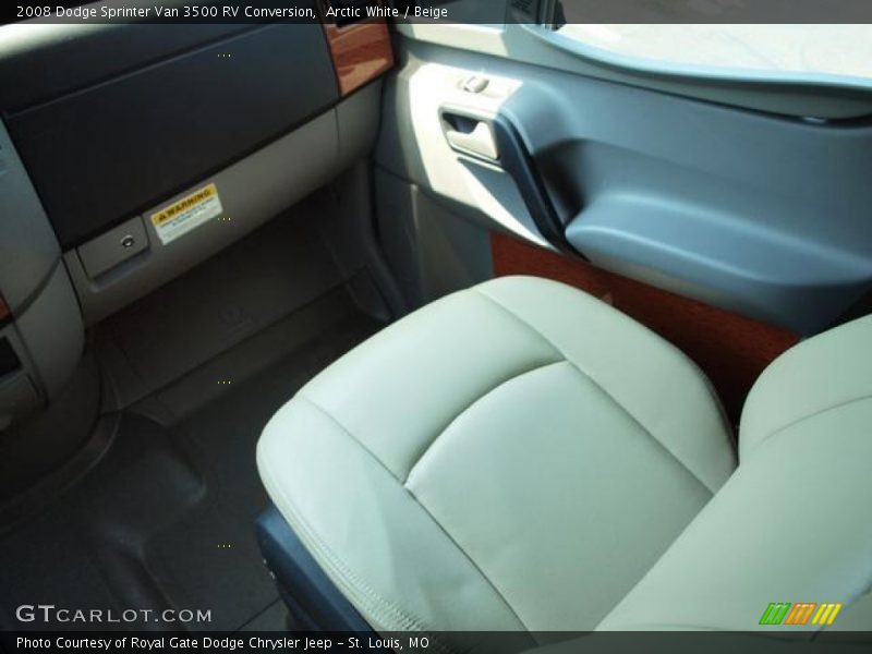 Arctic White / Beige 2008 Dodge Sprinter Van 3500 RV Conversion
