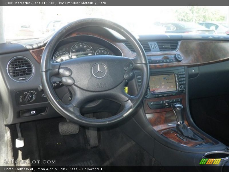 Iridium Silver Metallic / Black 2006 Mercedes-Benz CLS 500