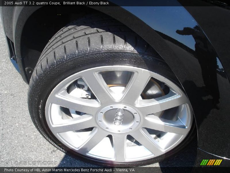 Brilliant Black / Ebony Black 2005 Audi TT 3.2 quattro Coupe