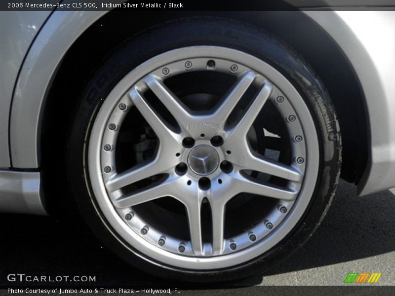 Iridium Silver Metallic / Black 2006 Mercedes-Benz CLS 500