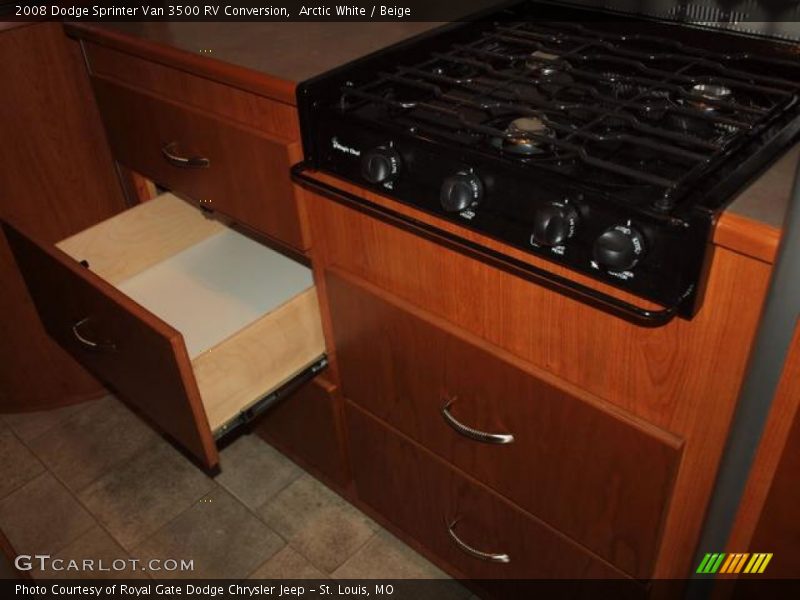 Arctic White / Beige 2008 Dodge Sprinter Van 3500 RV Conversion