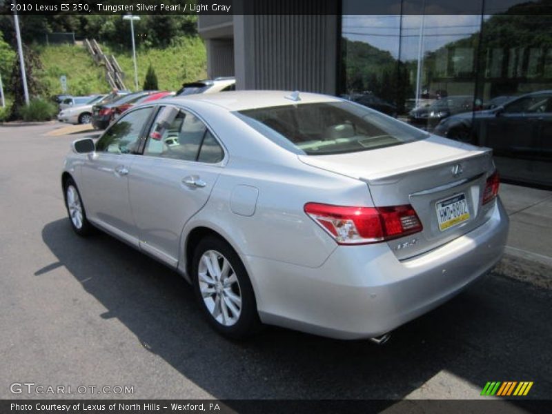Tungsten Silver Pearl / Light Gray 2010 Lexus ES 350